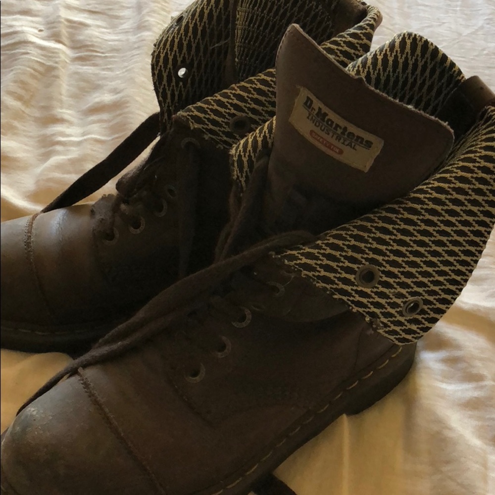 Dr. Martens steel toe work boots